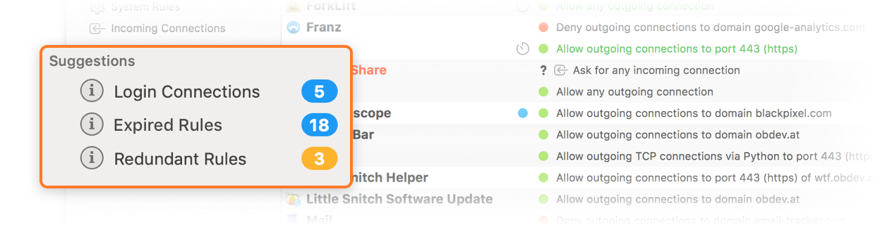 Suggestions Section